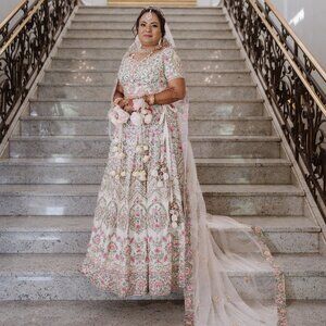 Indian Wedding Lengha  & Jewerly by Nazrana